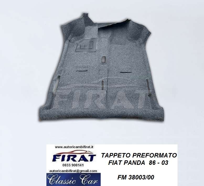 TAPPETO PREFORMATO FIAT PANDA 86 - 03